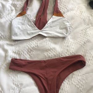 L’space White & Tan Bikini